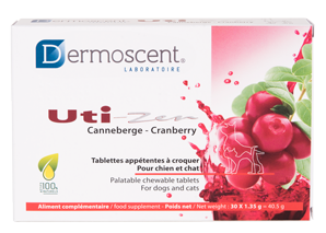 Dermoscent Uti-Zen - за кучета и котки с уринарни проблеми - 30 таблетки