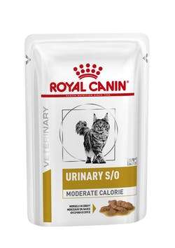 ROYAL CANIN FELINE URINARY S/O MODERATE CALORIE 12x85g - Мокра храна с пилешко в пауч за котки при заболявания на долната част на уринарния тракт