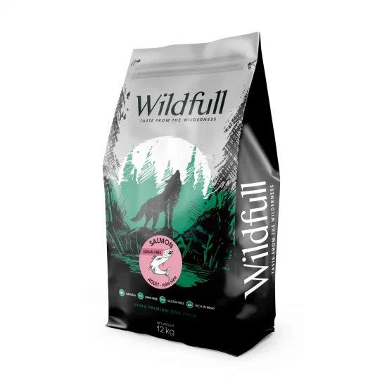 Wildfull Dog Salmon Mini Size - малки породи - 12кг